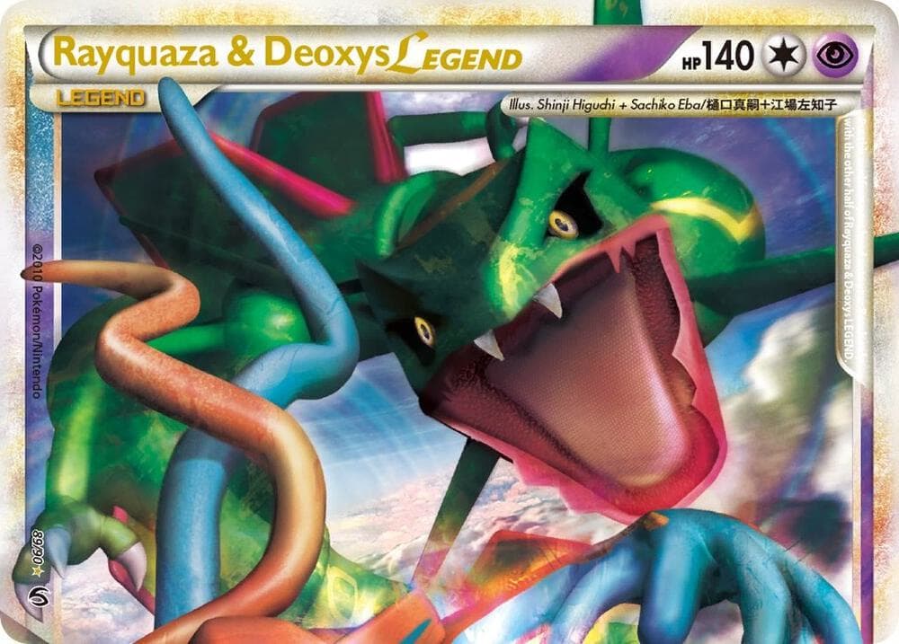 Rayquaza and Deoxys Legend Top
