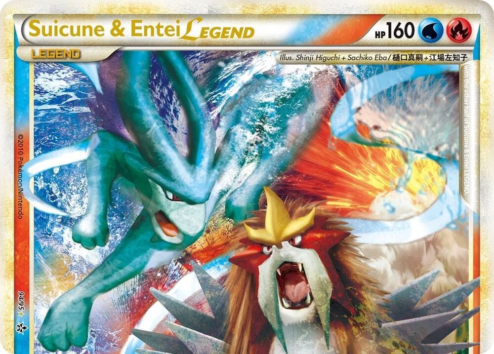 Suicune and Entei Legend Top