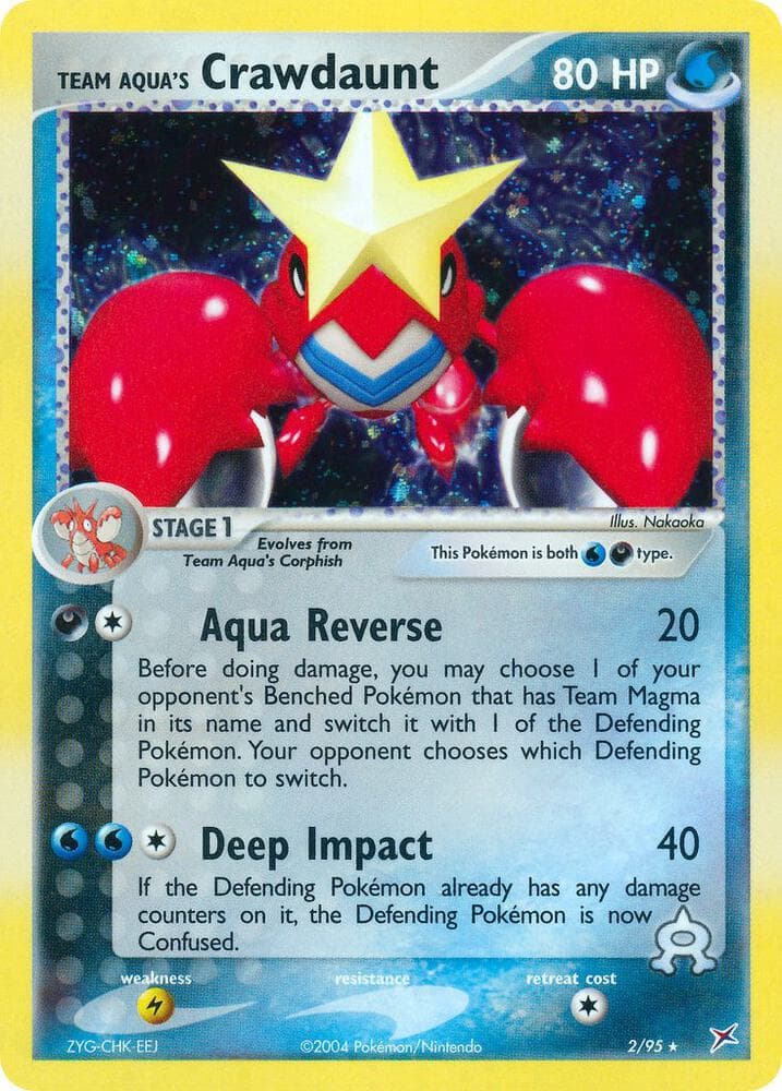 Team Aquas Crawdaunt 2 95
