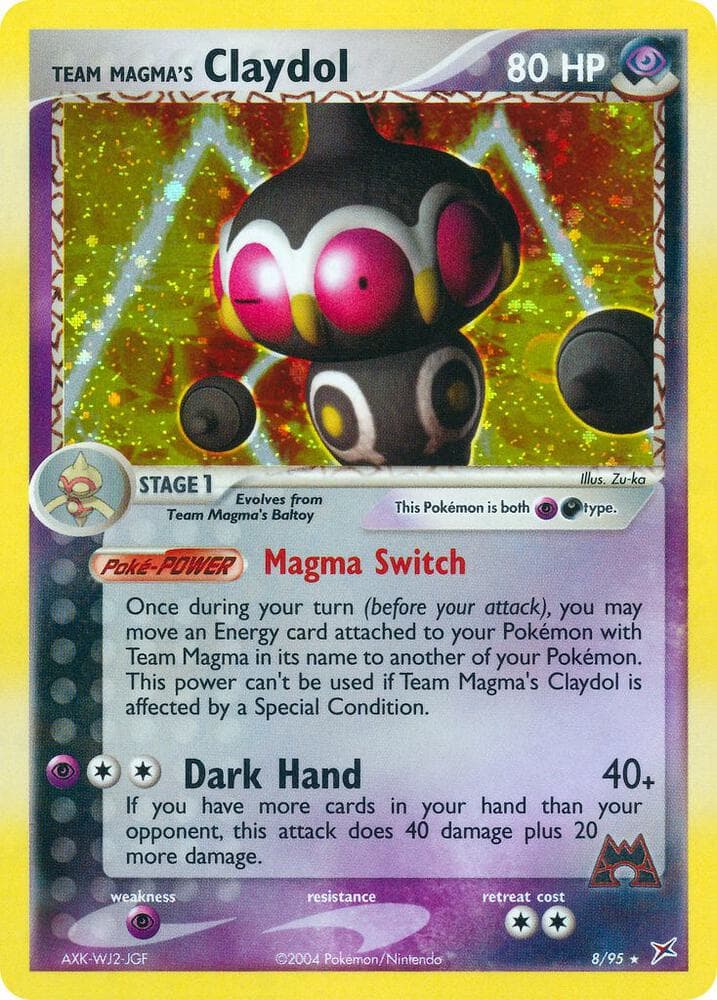 Team Magmas Claydol 8 95