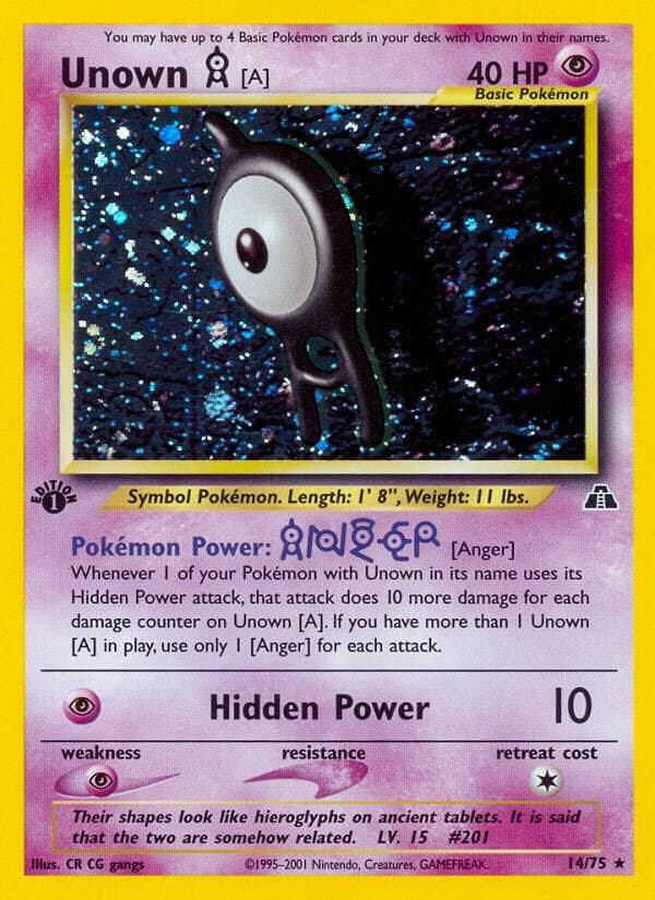 Unown A 14