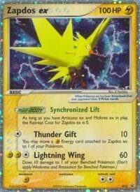 Zapdos ex 033 EX Collectors Window Tins