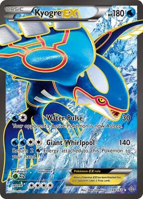 Kyogre EX 148 Full Art