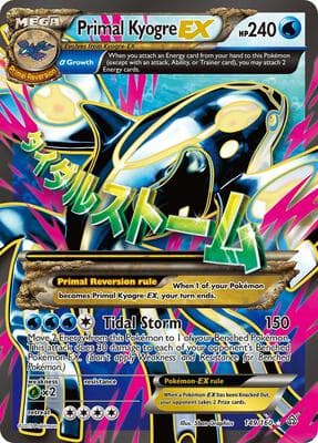 Primal Kyogre EX Alpha 149 Full Art