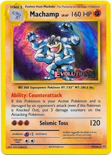 Machamp XY Evolutions Prerelease