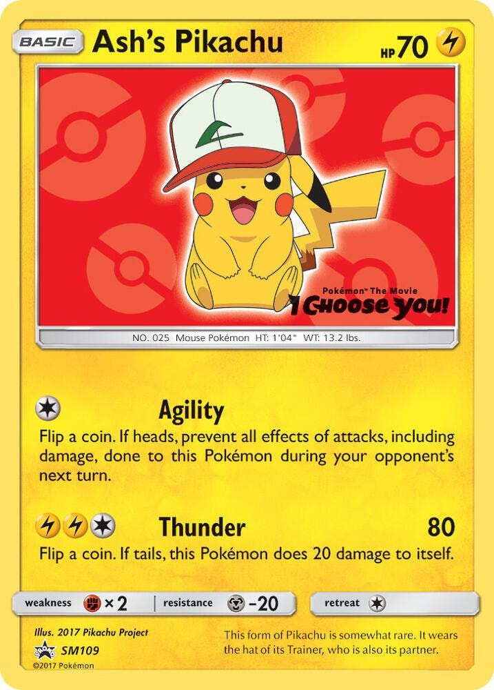 Ashs Pikachu SM109