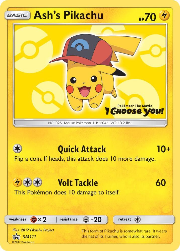 Ashs Pikachu SM111