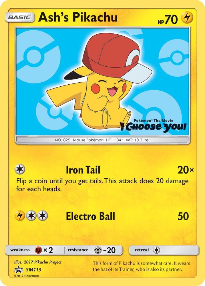 Ashs Pikachu SM113