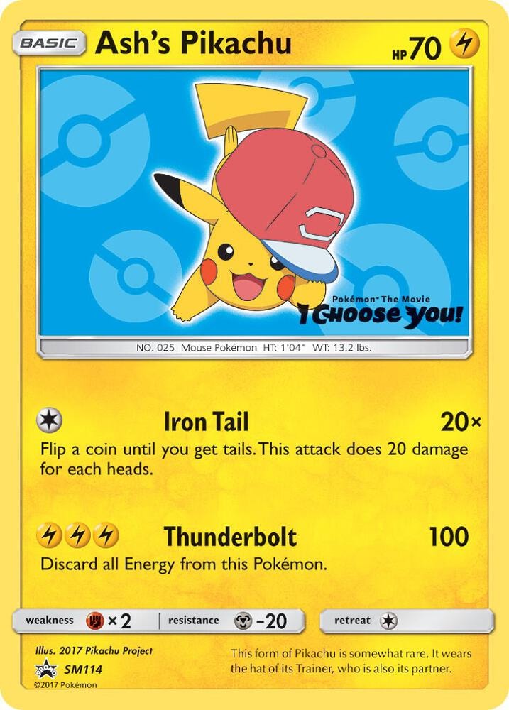 Ashs Pikachu SM114