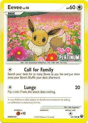 Eevee 62 100 Platinum