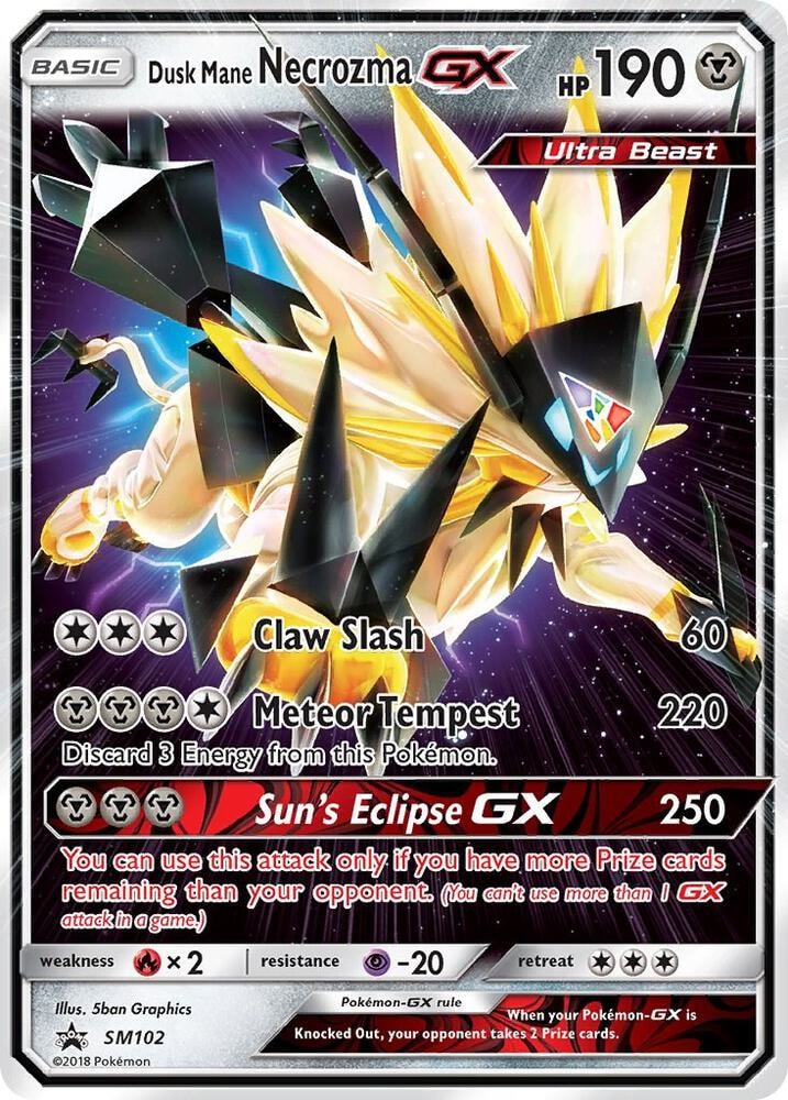 Dusk Mane Necrozma GX SM102