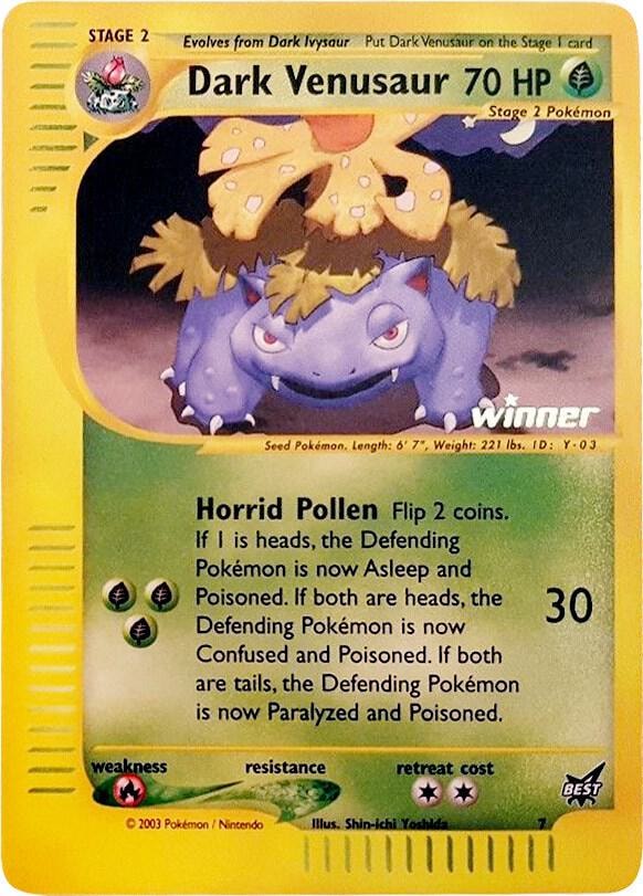 Dark Venusaur 7 Winner