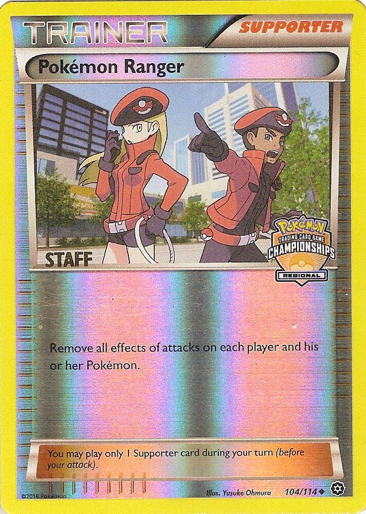 Pokemon Ranger 104 114 Regional Championships Staff