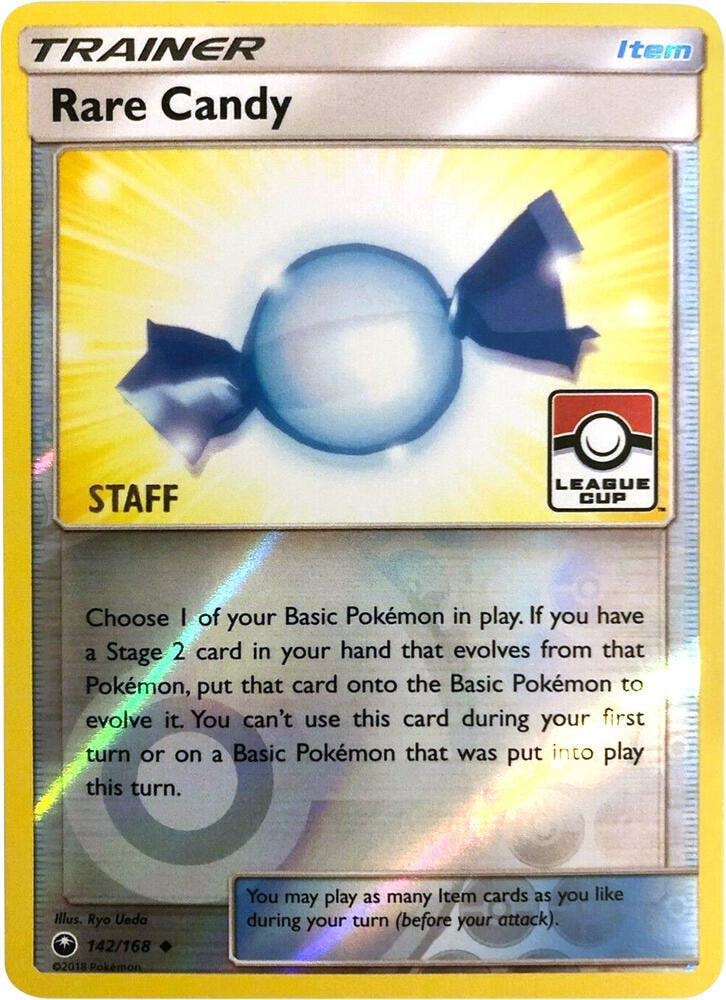 Rare Candy 142 168 League Cup Staff