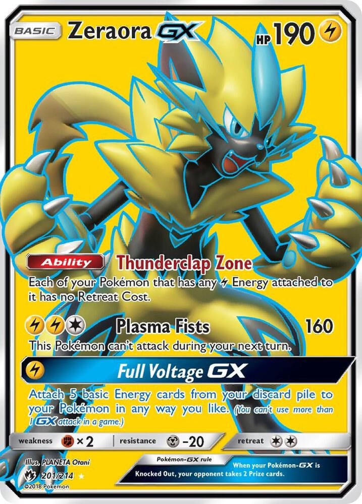 Zeraora GX Full Art