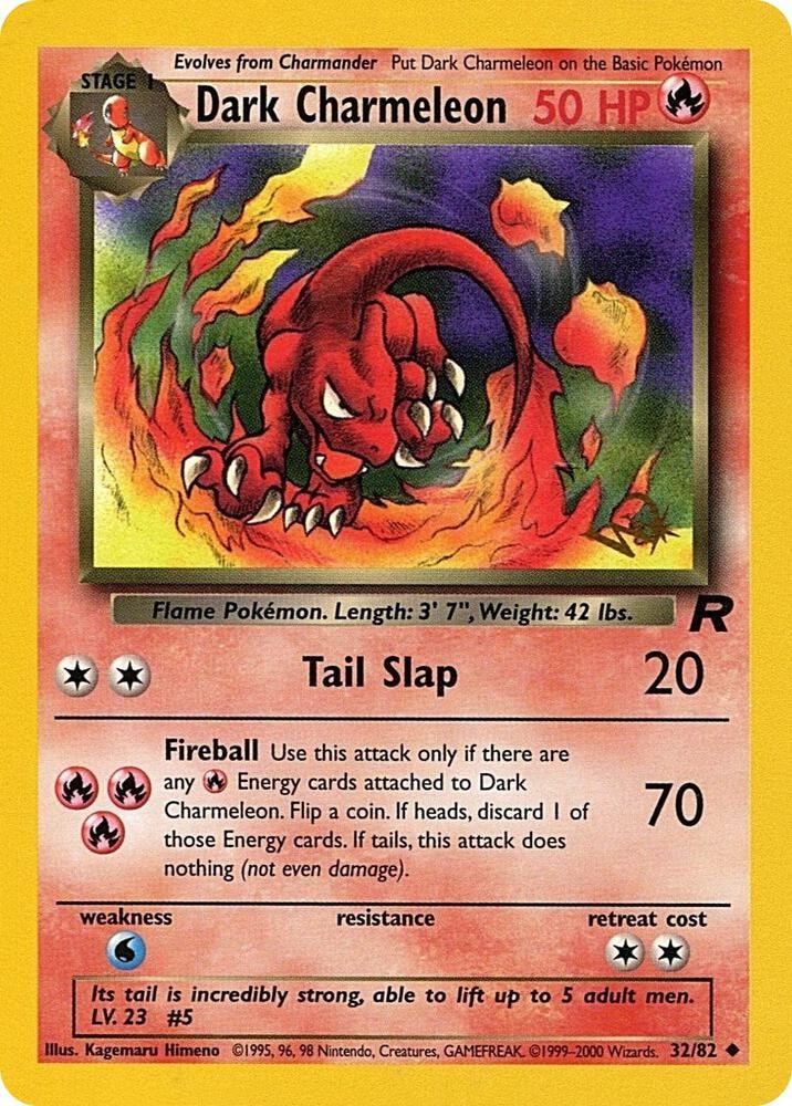 Dark Charmeleon W Stamped