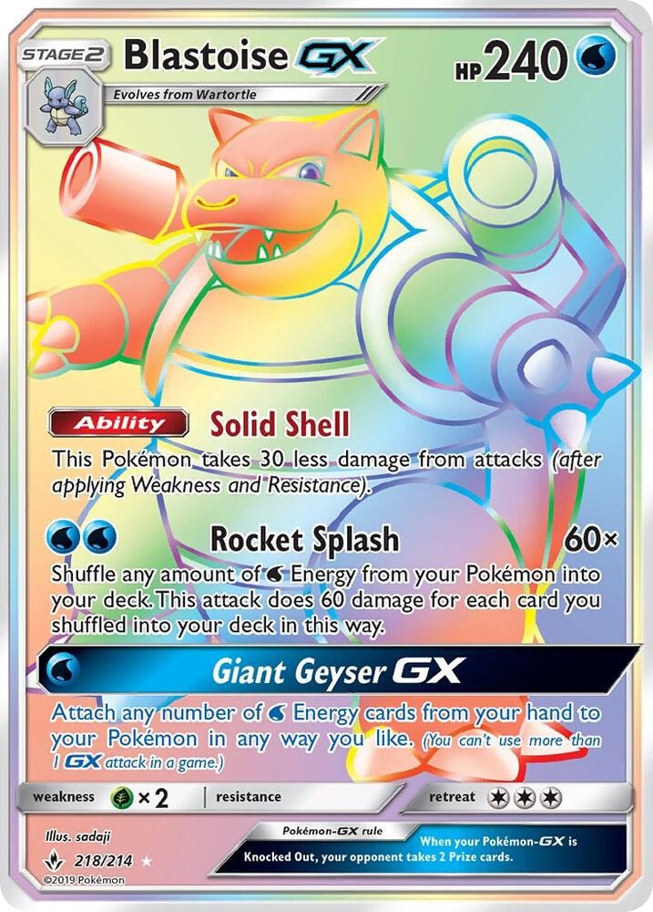 Blastoise GX Secret