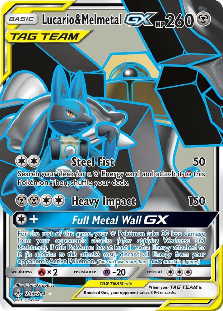 Lucario and Melmetal GX Full Art