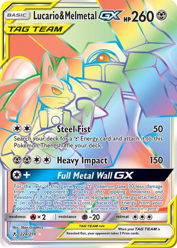 Lucario and Melmetal GX Secret