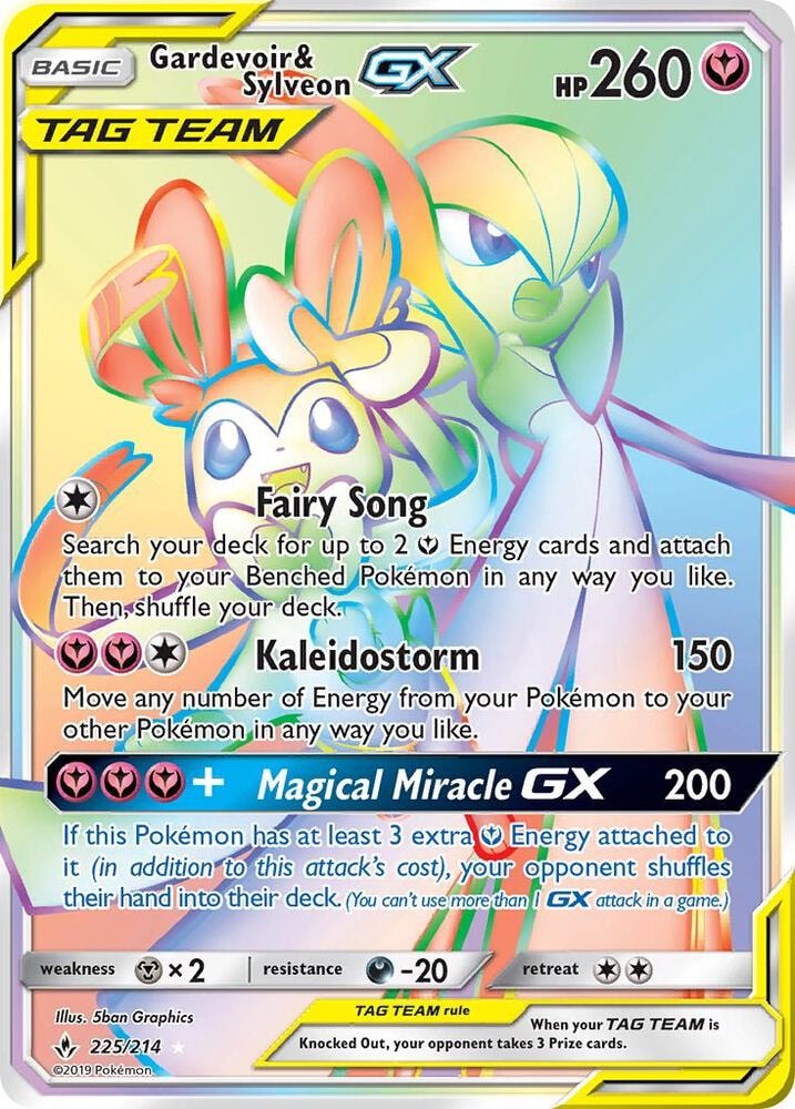 Gardevoir and Sylveon GX Secret