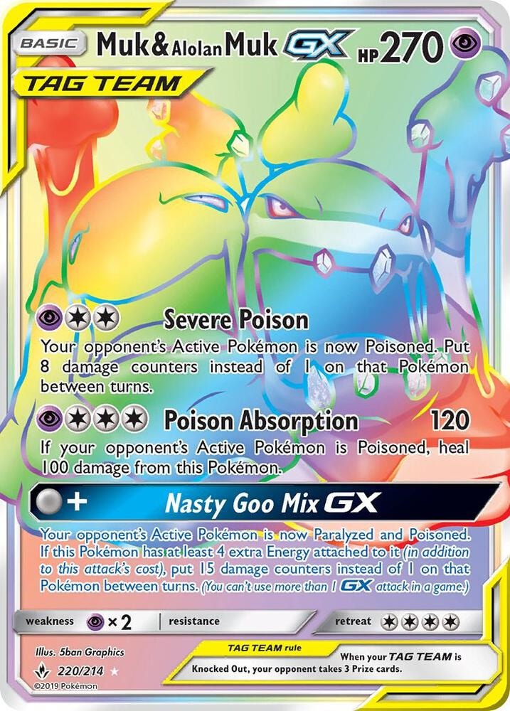 Muk and Alolan Muk GX Secret