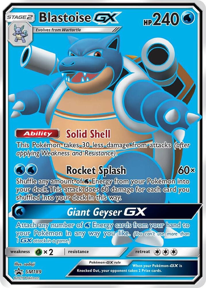 Blastoise GX SM189