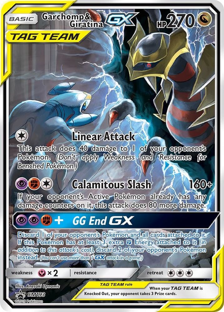 Garchomp and Giratina GX SM193