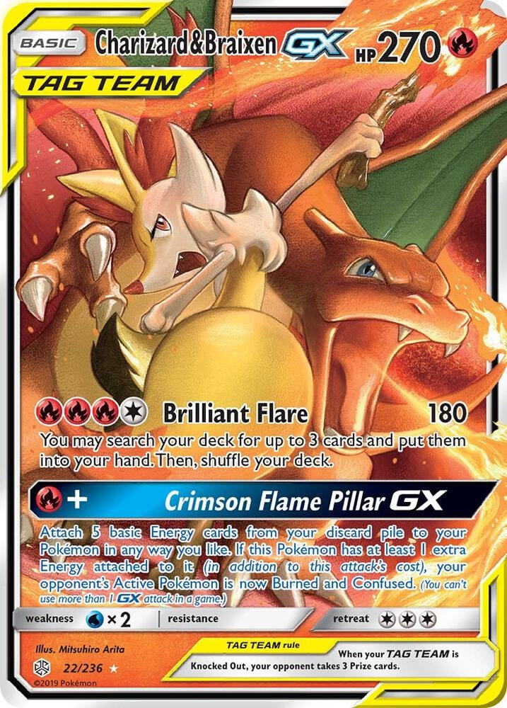 Charizard and Braixen GX