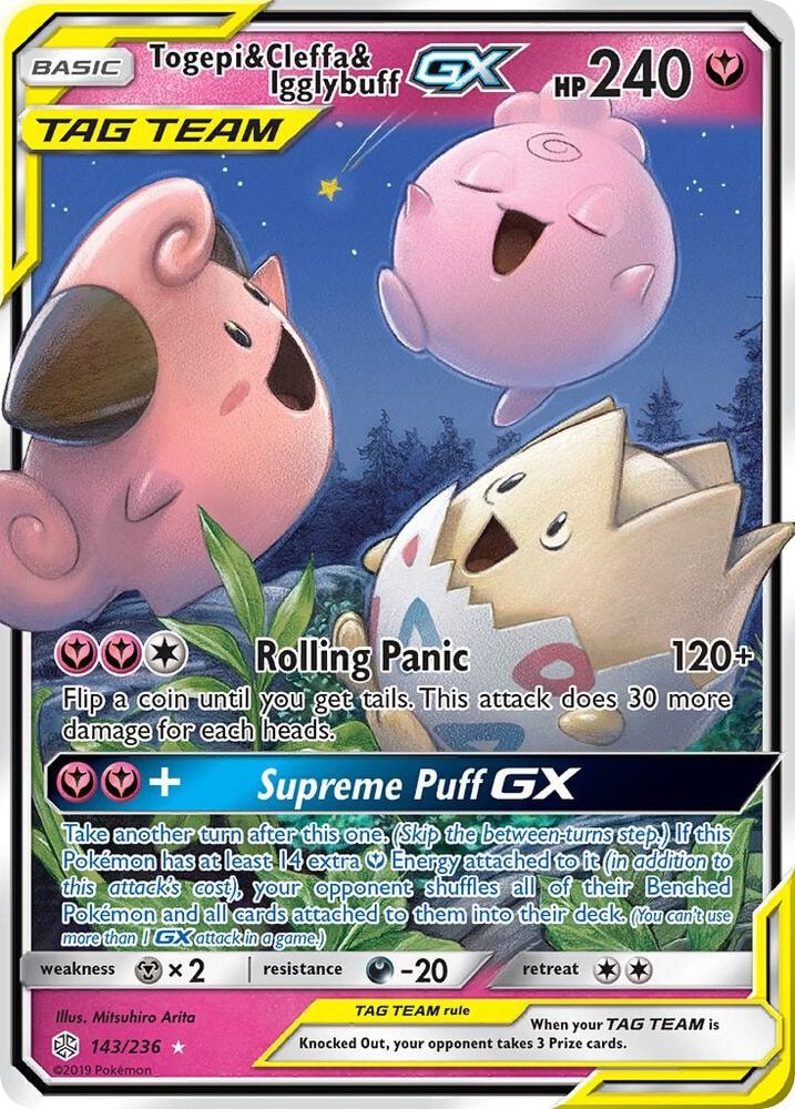 Togepi and Cleffa and Igglybuff GX