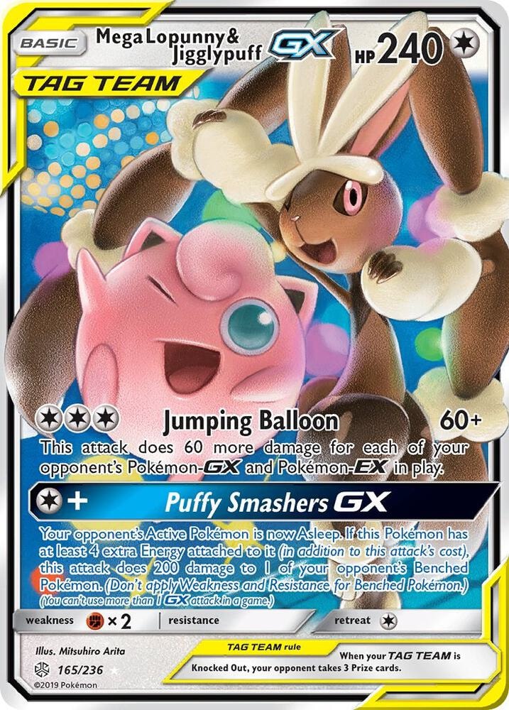 Mega Lopunny and Jigglypuff GX