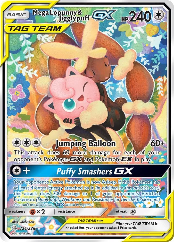 Mega Lopunny and Jigglypuff GX Alternate Full Art