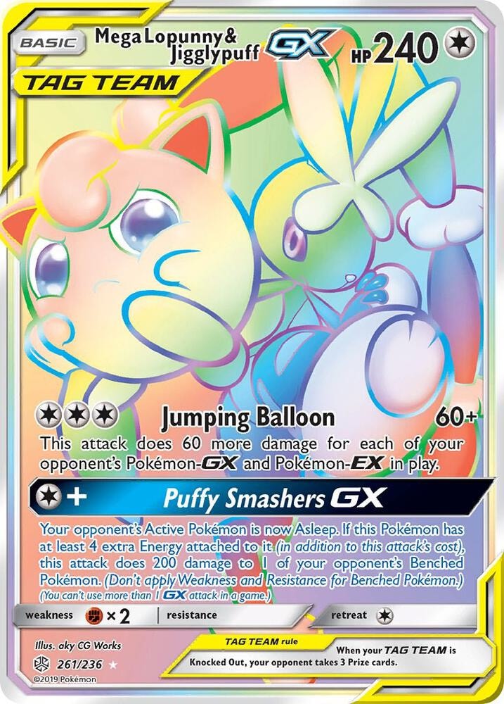 Mega Lopunny and Jigglypuff GX Secret