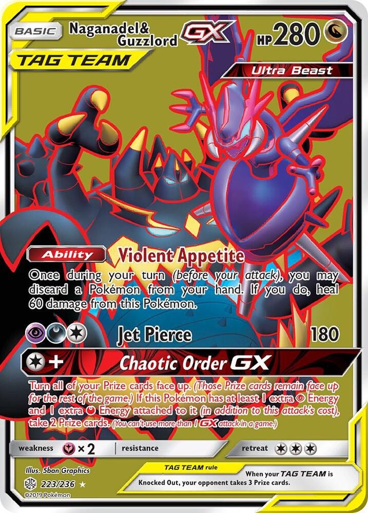 Naganadel and Guzzlord GX Full Art