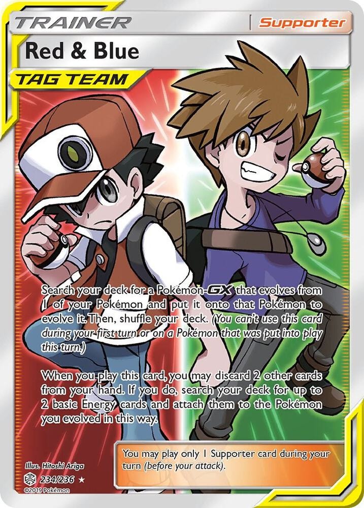 Red and Blue Full Art