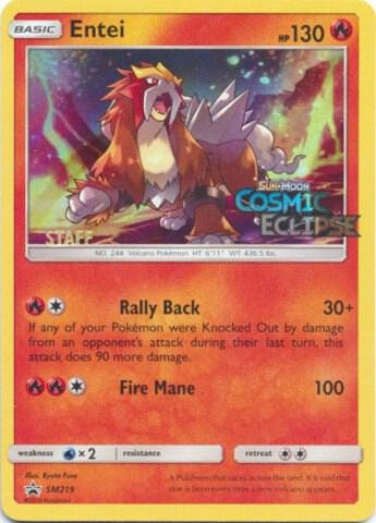 Entei SM219 Prerelease Staff