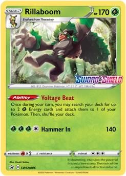Rillaboom SWSH006 Prerelease