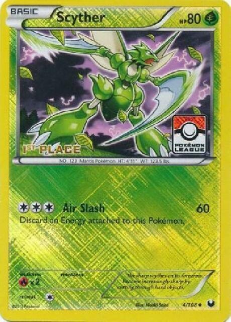 Scyther 4 108 Pokemon League 1st Place