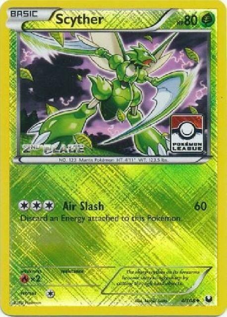 Scyther 4 108 Pokemon League 2nd Place