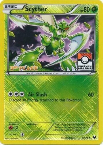 Scyther 4 108 Pokemon League 3rd Place