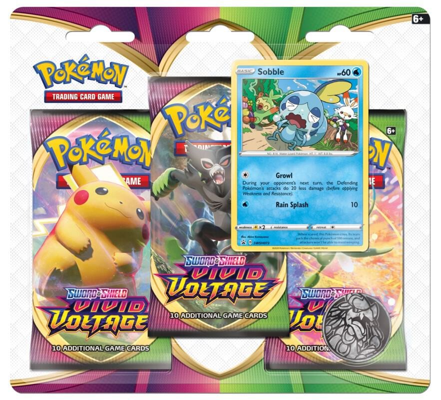 Vivid Voltage 3 Pack Blister Sobble