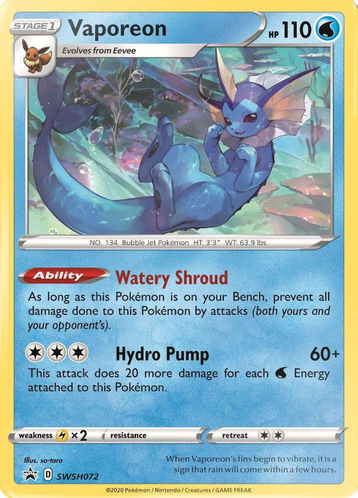 Vaporeon SWSH072