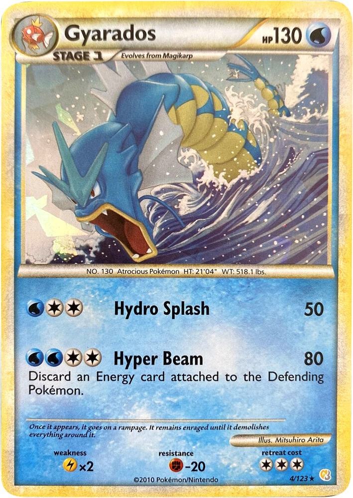 Gyarados 4 123 Cracked Ice Holo