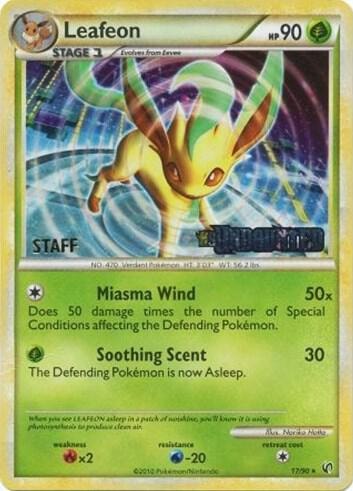 Leafeon 17 90 Prerelease Staff