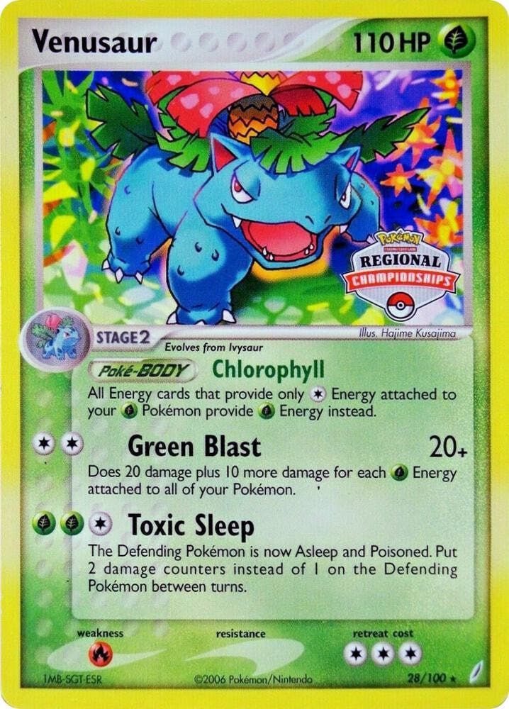 Venusaur 28 100 Regional Championships