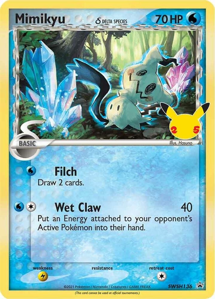 Mimikyu Delta Species SWSH136