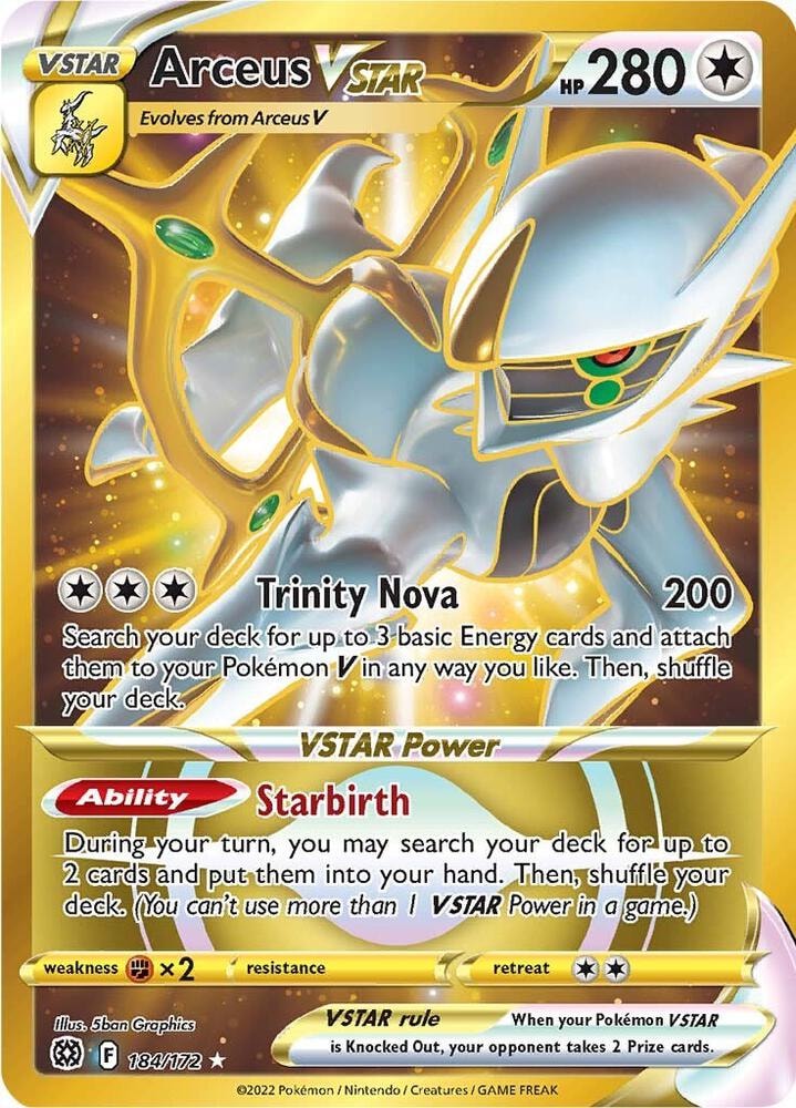 Arceus VSTAR Secret 184