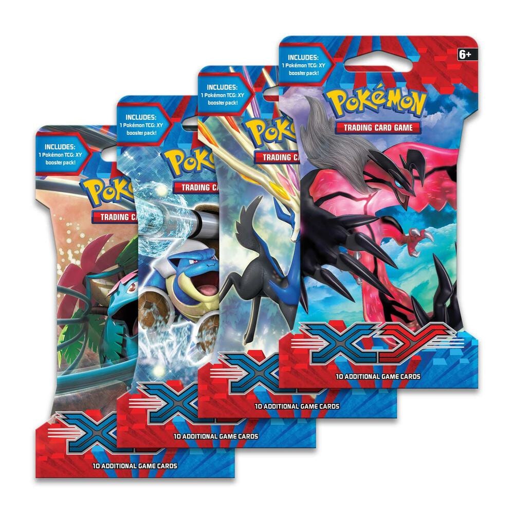 XY Sleeved Booster Pack Art Bundle Set of 4