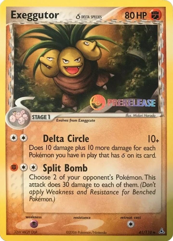 Exeggutor Delta Species 41 110 Prerelease