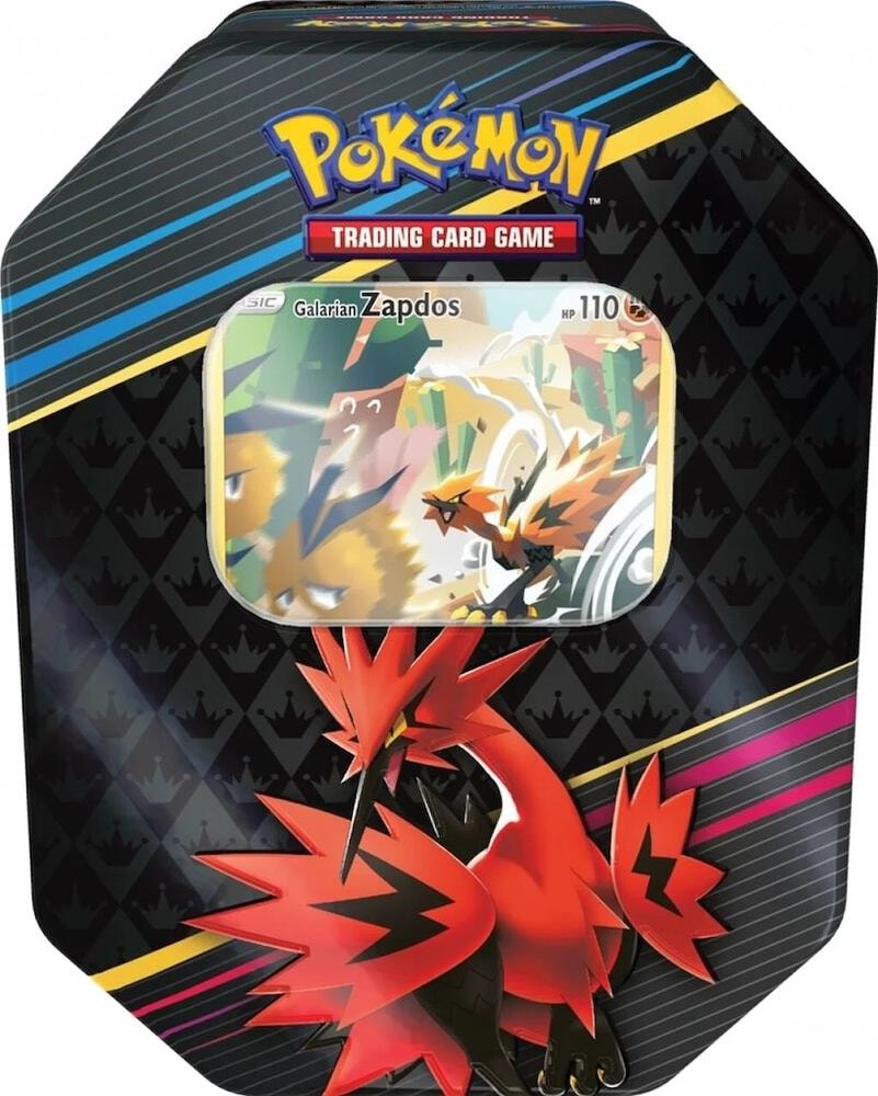 Crown Zenith Tin Galarian Zapdos International Version