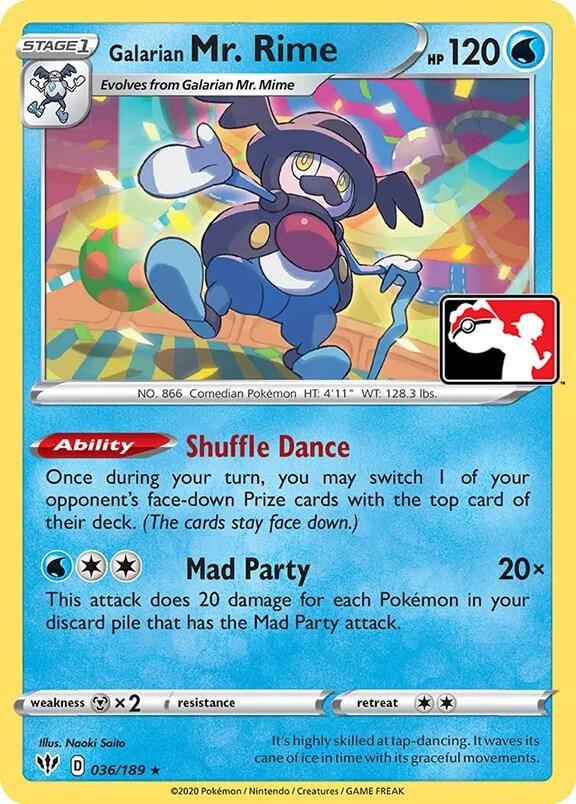 Galarian Mr Rime 036 189